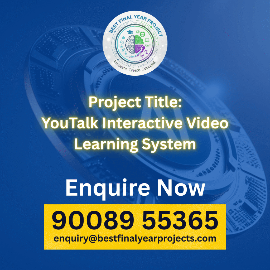 Final year project on YouTube